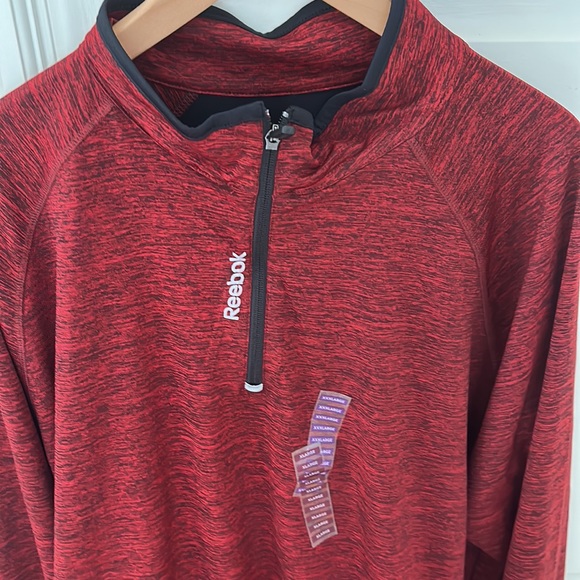 Men’s new w tags Reebok 3/4 zip long sleeve shirt. Size 3x. - Picture 2 of 8